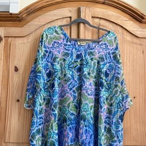 Rainbow snake peta tunic